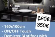 LED Bathroom Mirror 160x100cm