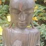 39" Late Nineteenth Century Balinese Wooden Temple Buddha Image 7
