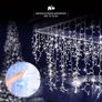 Icicle Lights Outdoor Christmas 1000 LED 30m Lit Length, Blue & Cool White LED Icicle Fairy House Lights with 8 Hours On Timer, Memory, 8 Lighting Modes, Mains Powered  1000 LED, Blue & Cool White Image 4