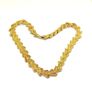 Mid century gold tone costume necklace Image 9