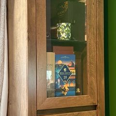 Wooden Glass-Front Display Cabinet - Jysk