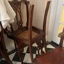 6 x 1950's Mahogany dining chairs Image 2