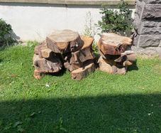 wooden rings