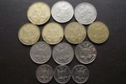 A Lot of 13 coins from Namibia (1993-2012)