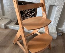 wooden high chair