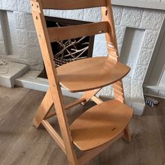 wooden high chair