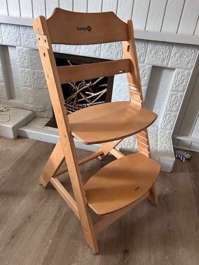 wooden high chair