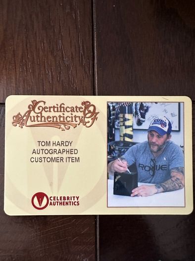 Funko Tom Hardy Autograph Bane 20 Dark Knight