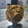 Vintage Solid Brass Bulldog Door Knocker Image 2