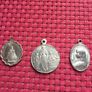 6 Collection of Antique Religious Medals Image 4