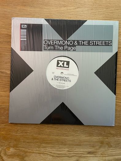 Overmono & The Streets - Turn The Page - 12" Single Sided Etched Vinyl - 2024 XL Recordings