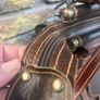 Large Brown Leather Travel / Holdall Bag Image 2