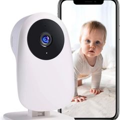 Smart Baby Monitor Pet WiFi Camera 1080P with Night Vision Motion & Sound Detection 2.4Ghz Remote Control Camera for Indoor Baby Nanny and Pet Monitor (FREE POSTAGE)