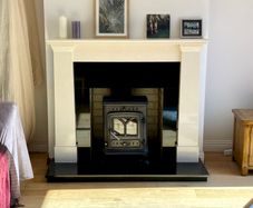 fireplace and stove