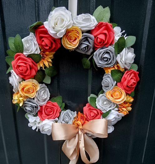 Vibrant Summer Door Wreath