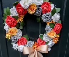 Vibrant Summer Door Wreath