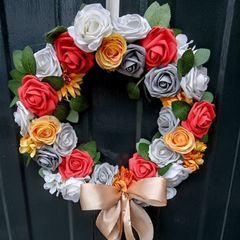 Vibrant Summer Door Wreath
