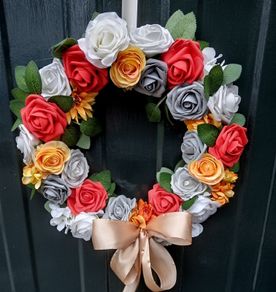 Vibrant Summer Door Wreath