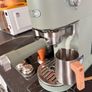 Sage Green De Longhi Espresso Maker + Caso Grinder Bundle Image 4