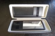 Travel set comb and mirror with case