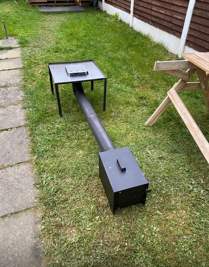 Wooden Smoker  Firebox