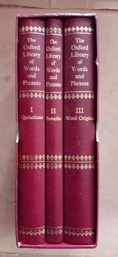 Oxford Library of Words and Phrases Three Volumes