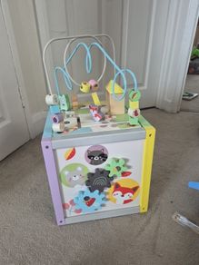 Kids wooden storage box