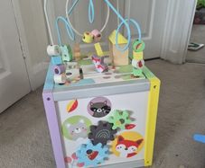 Kids wooden storage box