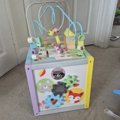 Kids wooden storage box