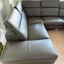 Grey Leather RHF Corner Chaise with Electric Recliner - Vancouver from EZ living (NO Delivery!) Image 5
