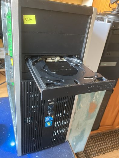 HP Compaq Elite 8100 Desktop PC, i7-870, 16GB RAM, SSD, Windows 11 Pro, full setup with monitor