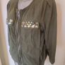 H&M Conscious Collection Embellished khaki Jewels Jacket Size UK12 EU40 Postage included Image 2