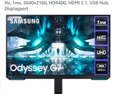 Samsung Odyssey G7 28" Gaming Monitor