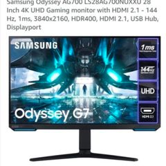 Samsung Odyssey G7 28" Gaming Monitor