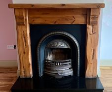 Cast Iron and timber fireplace