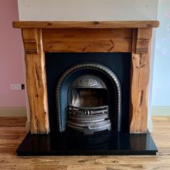 Cast Iron and timber fireplace