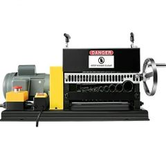 400W Electric Wire Stripping Machine, 1.5-38mm Portable Automatic Wire Stripper, Cable Benchtop Wire Stripping Machine with 10 Blades for Scrap Copper