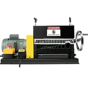 400W Electric Wire Stripping Machine, 1.5-38mm Portable Automatic Wire Stripper, Cable Benchtop Wire Stripping Machine with 10 Blades for Scrap Copper