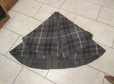 grey check shawl ...large