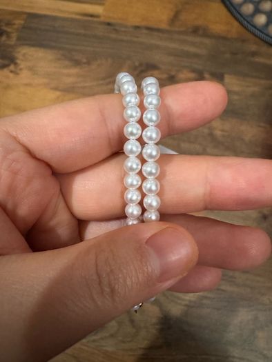 Freshwater pearl necklace with GUILD certificate