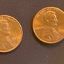 Old American US 1 cent coins 1979 1989 1990 Image 4