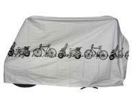 main image for ad Rain Dust Cover Waterproof Polyester Outdoor Protector Cover for Bikes and Scooters
