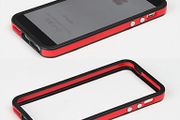 iPhone 4/ 4S Bumper Case Hard Plastic Rubber with Metal Buttons for Apple Iphone 4/4S Free Screen Protector Front Back