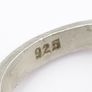 925 Vintage Sterling Silver Marquise Kyanite Ring Image 6