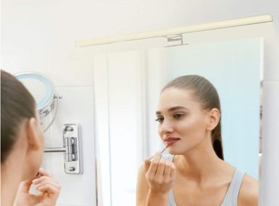 Mirror Light, 3-in-1 Bathroom Mirror Light, 60 cm, 12 W, 800 lm, 4000 K, 220 V, Neutral White, Bathroom Light, Make-Up Light, Cabinet Light, Surface-Mounted Light