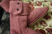 pink knit ugg boots