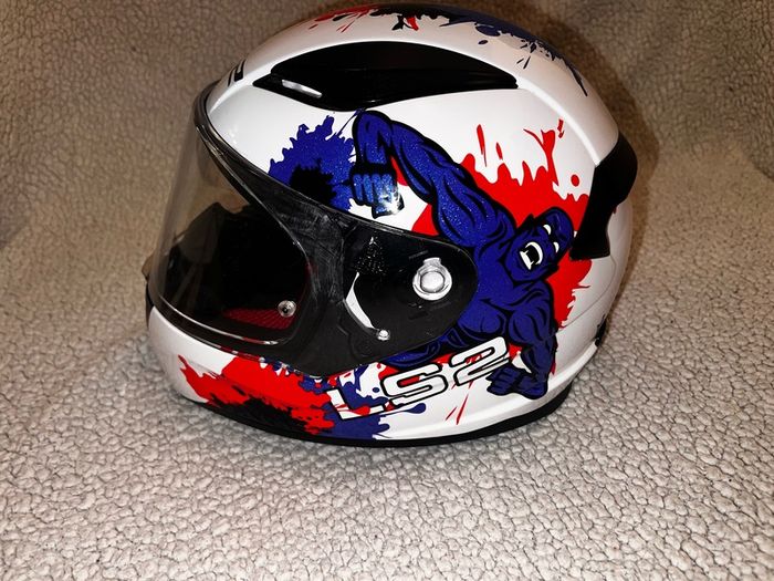Kids motor bike helmet