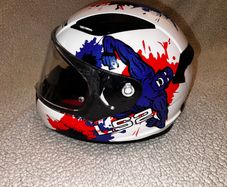 Kids motor bike helmet