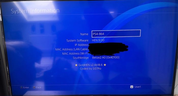 PS4 pro Playstation 4 pro jailbroken modded