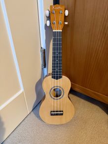 Koda Soprano Ukulele Natural Finish With Gig Bag